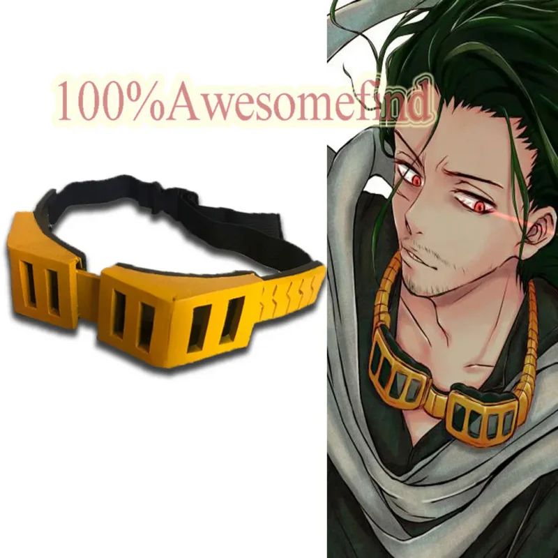 My Hero Academia Boku no Hero Academia Shouta Aizawa para hombres, accesorios de Cosplay, sombreros, gafas, goma de borrar, accesorio para la cabeza