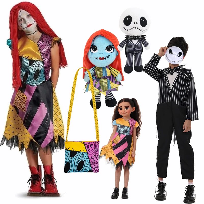 

Girls' Dresses Halloween Cosplay Costumes Christmas Terror Scare Costumes and Accessories Children's Clothing Masquerade Dresses