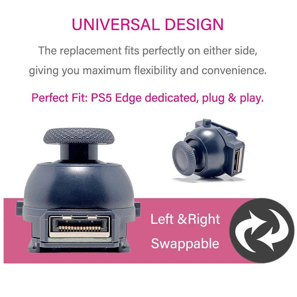 Imagen 4: Módulo de Repuesto para el Control Inalámbrico PS5 DualSense Edge, Módulo de Joystick TMR, ThumbStick Analógico 3D, Anti-Drift, Duradero