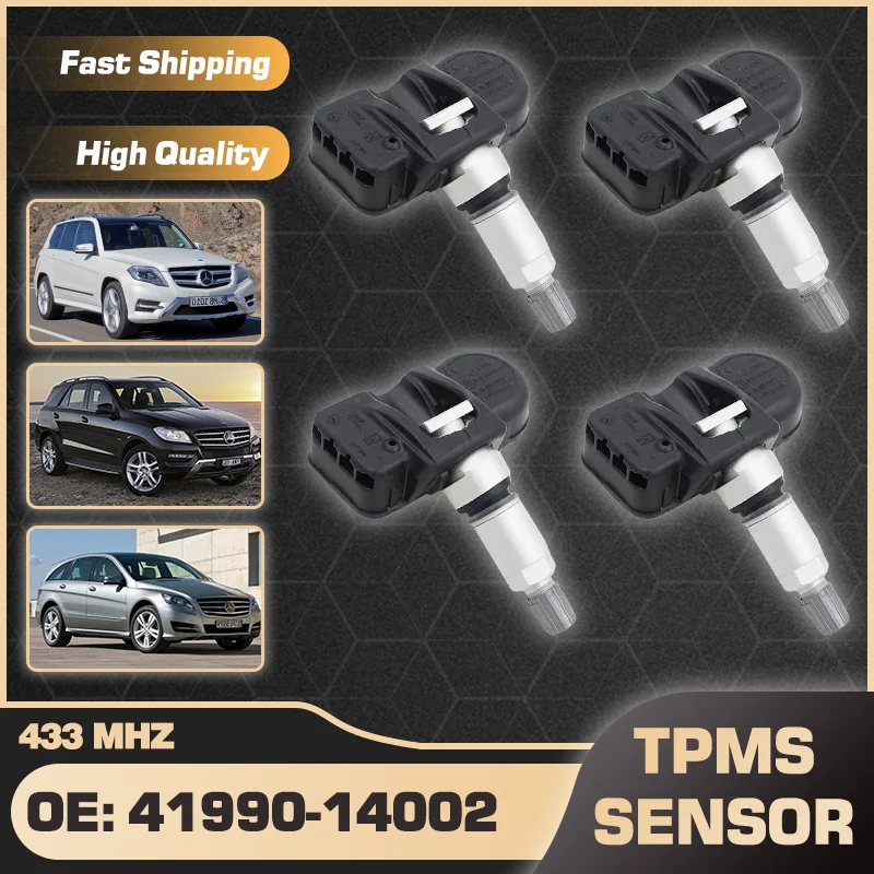 

41990-14002 TPMS Tire Pressure Sensor For Mercedes-Benz GLK-Class Mercedes-Benz ML-Class Mercedes-Benz R-Class 2009-2018 433 MHz