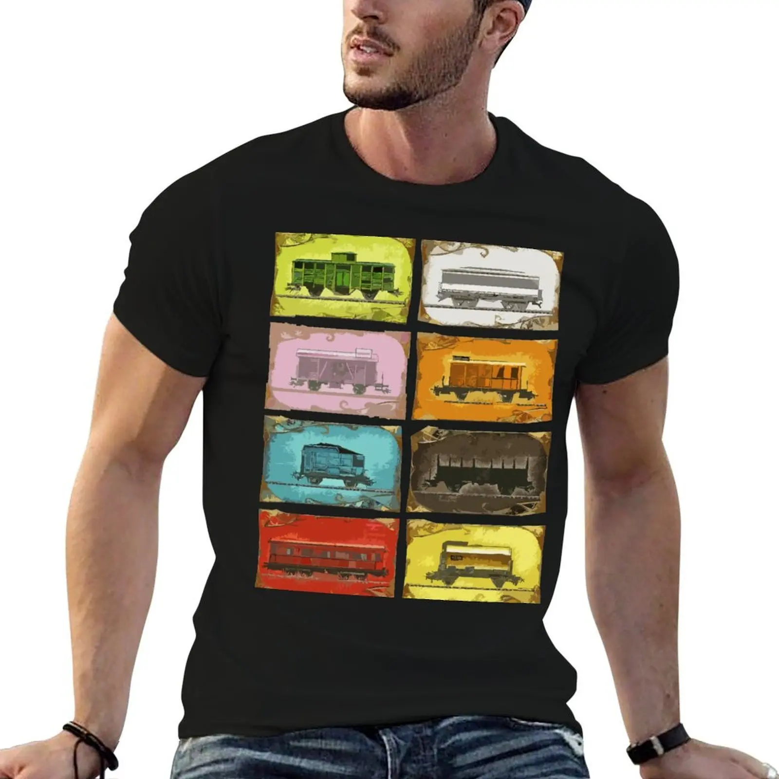 

essential man Trains: t Black T-Shirt Ticket graphic t Ride: The shirt on man shirt shirts funny t to