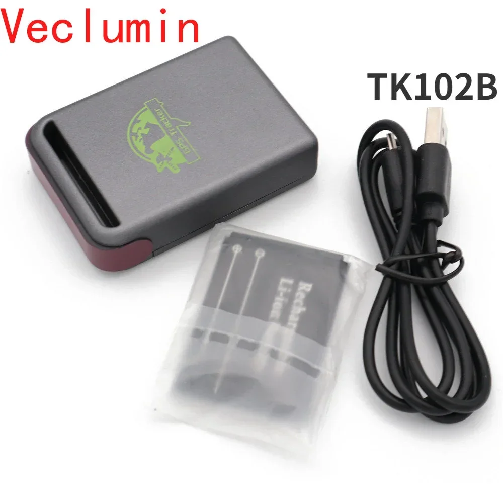 

Veclumin Tk102b Automotive GPS Locator Pet Portable Anti-Lost Tracking Tracker Support Google MapGSM / GPRS Car GPS Tracker