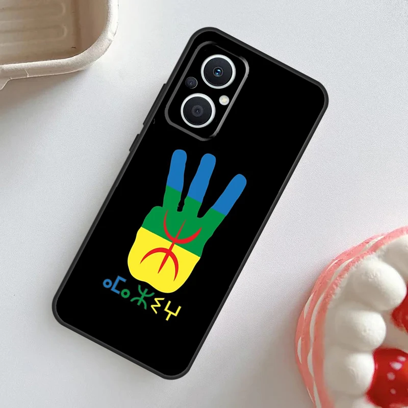 Amazigh Symbol Berber Academy Case For OPPO Reno 11 F 10 Pro 4Z 5Z 8T 4 5 6 7 8 Lite OPPO Find X6 Pro X2 X3 X5 Lite Cover