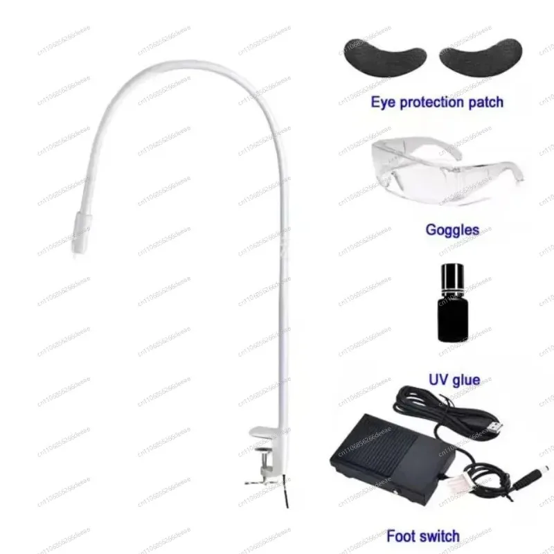 5V USB UV Glue Curing Lamp with Foot Switch Manicure Nail Dryer Eyelash Eyebrow Grafting Glue Curing Light