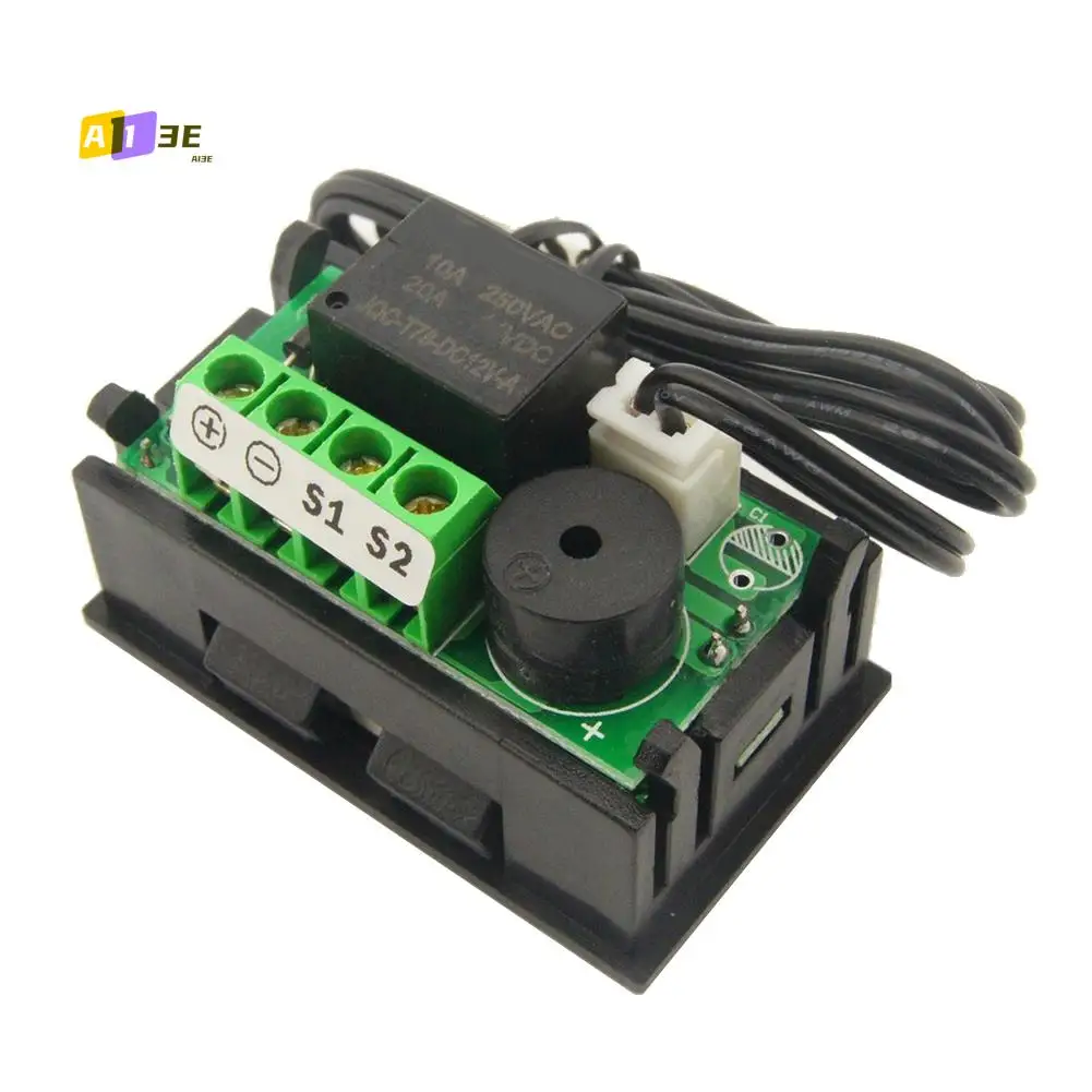 

A13E-W2809 12 В AC110-220V Зонд Линия Цифровой контроль температуры Светодиодный дисплей Термостат с прибором управления нагревом/охлаждением