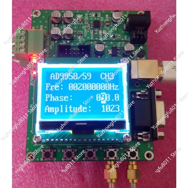 AD9958 AD9959 Quad Channel DDS Module STM32 /GD Source, Learning Module V3