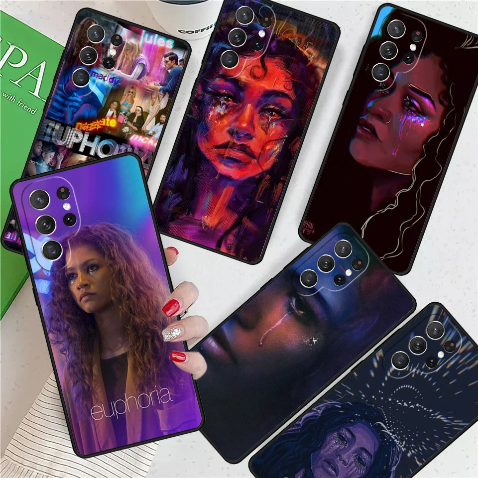 Euphoria Zendaya For Samsung Galaxy S24 Ultra S21 S22 S8 S9 S10E Note 10 20 Plus FE S23 Phone case Cover Coque