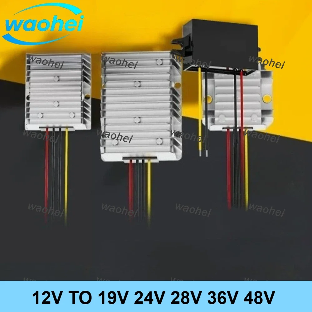 DC-DC Boost Converter 12V to 19V 24V 28V 36V 48V 3A 5A 10A 15A 20A Step Up Voltage Regulator Power Module for Car Solar Laptop