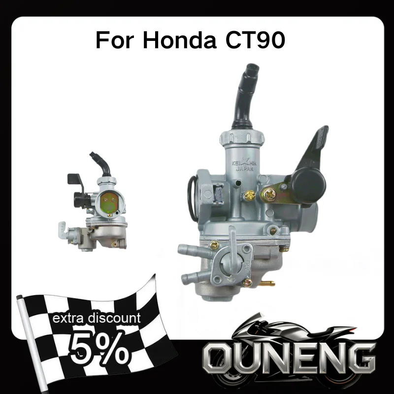 

22mm PZ22 Motorcycle Carburetor Carb For Honda Ct70 Ct90 Ct110 Trx90 Atc90 Atc110 Atc125 Trax125 Trx125 Dirt Bike ATV Go Karts