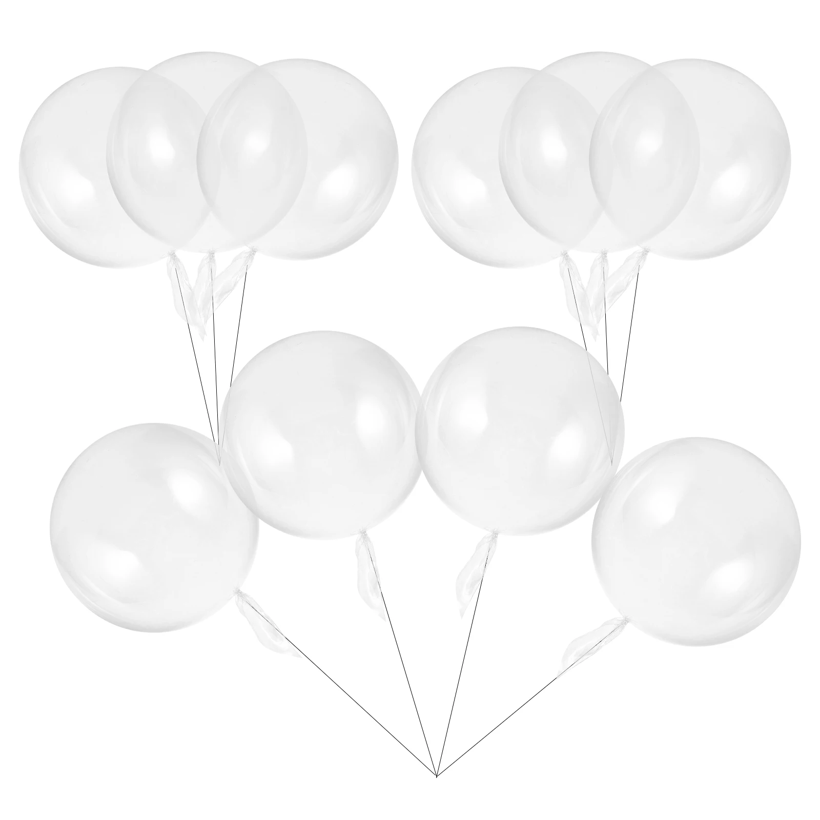 

35Pcs Transparent Bubble Bobo Balloons Clear Balloons Birthday Party Wedding Shower Decorations Bridal Shower Decorations