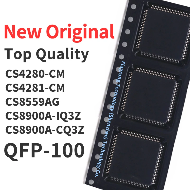 1 Piece CS4280-CM CS4281-CM CS8559AG CS8900A-IQ3Z CS8900A-CQ3Z QFP-100 Chip IC New Original