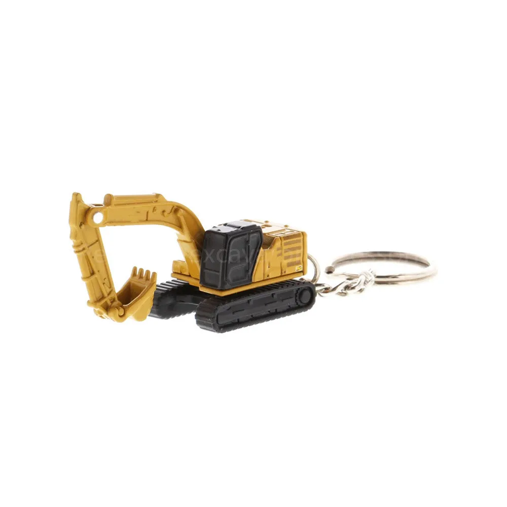 Diecast Mini For Caer-pilla 320 Engineering Vehicle Model Keychain Pendant Alloy 85984 Excavator Small Gift Decoration Souvenir