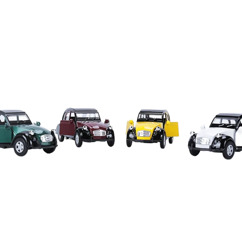 1:36 legering vintage automodel, dubbele deur auto speelgoed, prachtige collectible ornament automodel, groothandel