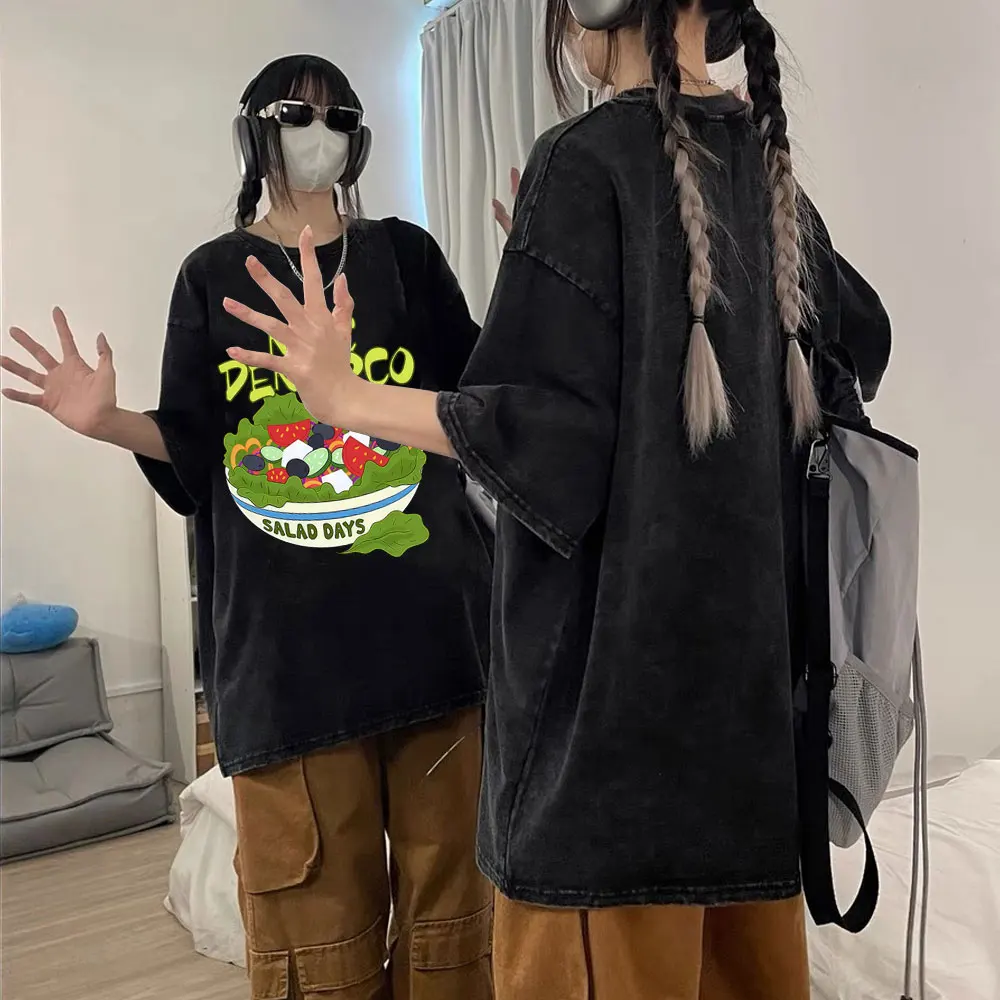 

Washed Vintage Mac Demarco Salad Days Funny Meme T-shirt Men Women Casual Cotton Oversized T Shirt Male Fashion Retro T-Shirts