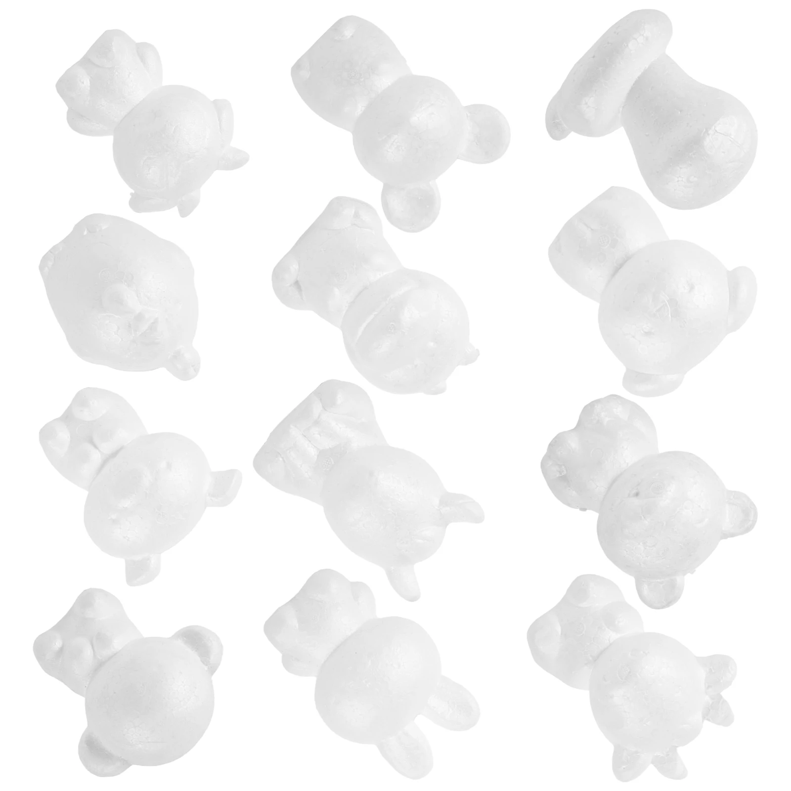 12 Uds. De adornos artesanales del zodiaco para niños, pintura artesanal, figura de Animal, juguete, modelo chino