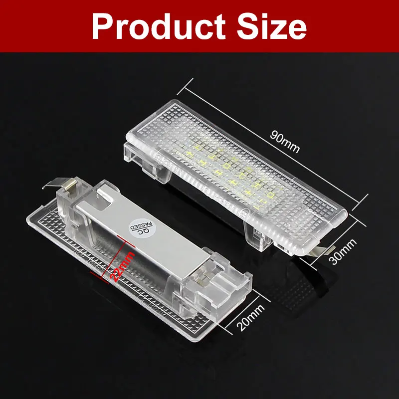 1PC Biały 18 SMD LED Oświetlenie wewnętrzne bagażnika Canbus Dla VW GOLF 5/6/7 MK5 Mk6 MK7 V/VI/VII Jetta Passat Touran