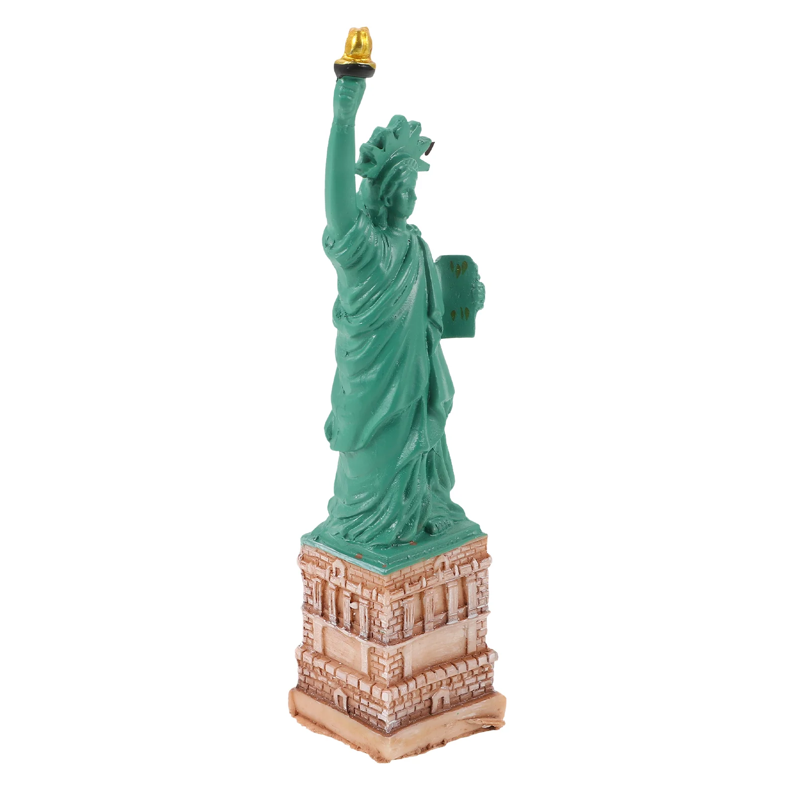 Statue of Liberty Ornament Home Decorations Yard Resin Ornaments Figure Sandbox Garden Adornment Synthetic Household Mini