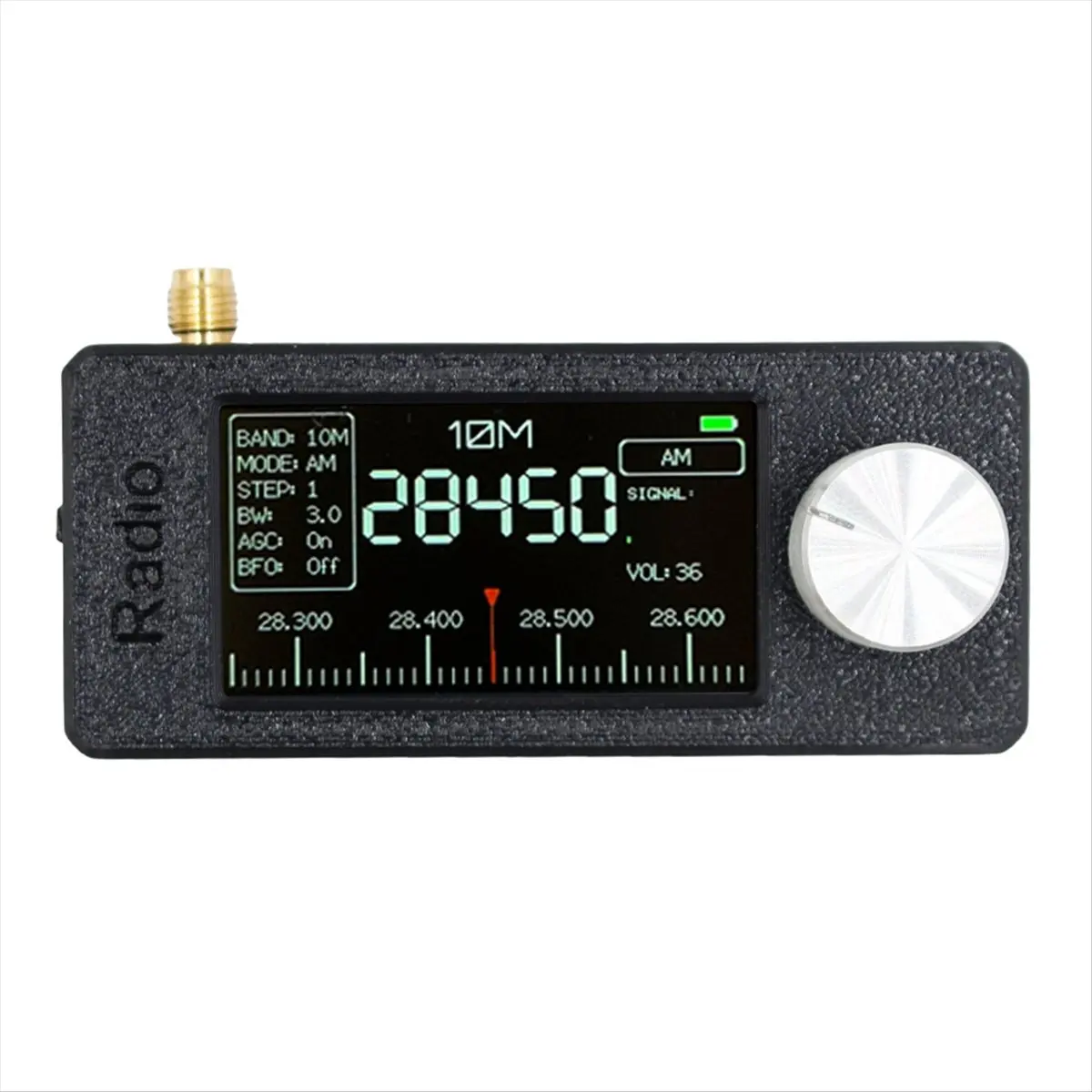 【~ New Y24A】SI4732 Radio Receiver 10Khz-180Mhz Portable Radio+Loop Antenna Kit AM FM Radio HF SW MW VHF SI4732 Radio