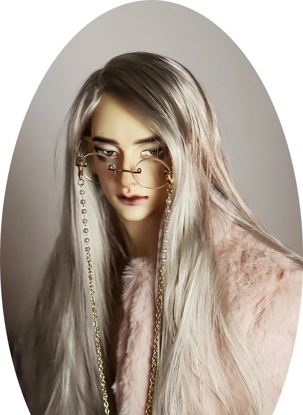 

D09-P833 children handmade toy 1/4 1/3 uncle MDD BJD/SD Doll accessories Pearl Chain Glasses Chain 1pcs