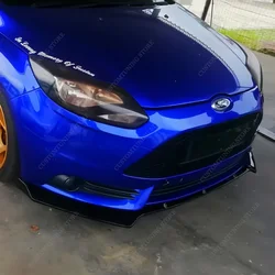 For Ford Focus MK3 ST 2012-2014 Pre-Facelift Gloss Black Front Bumper Lip Spoiler Splitter Diffuser Retrofit Bodykits Tuning