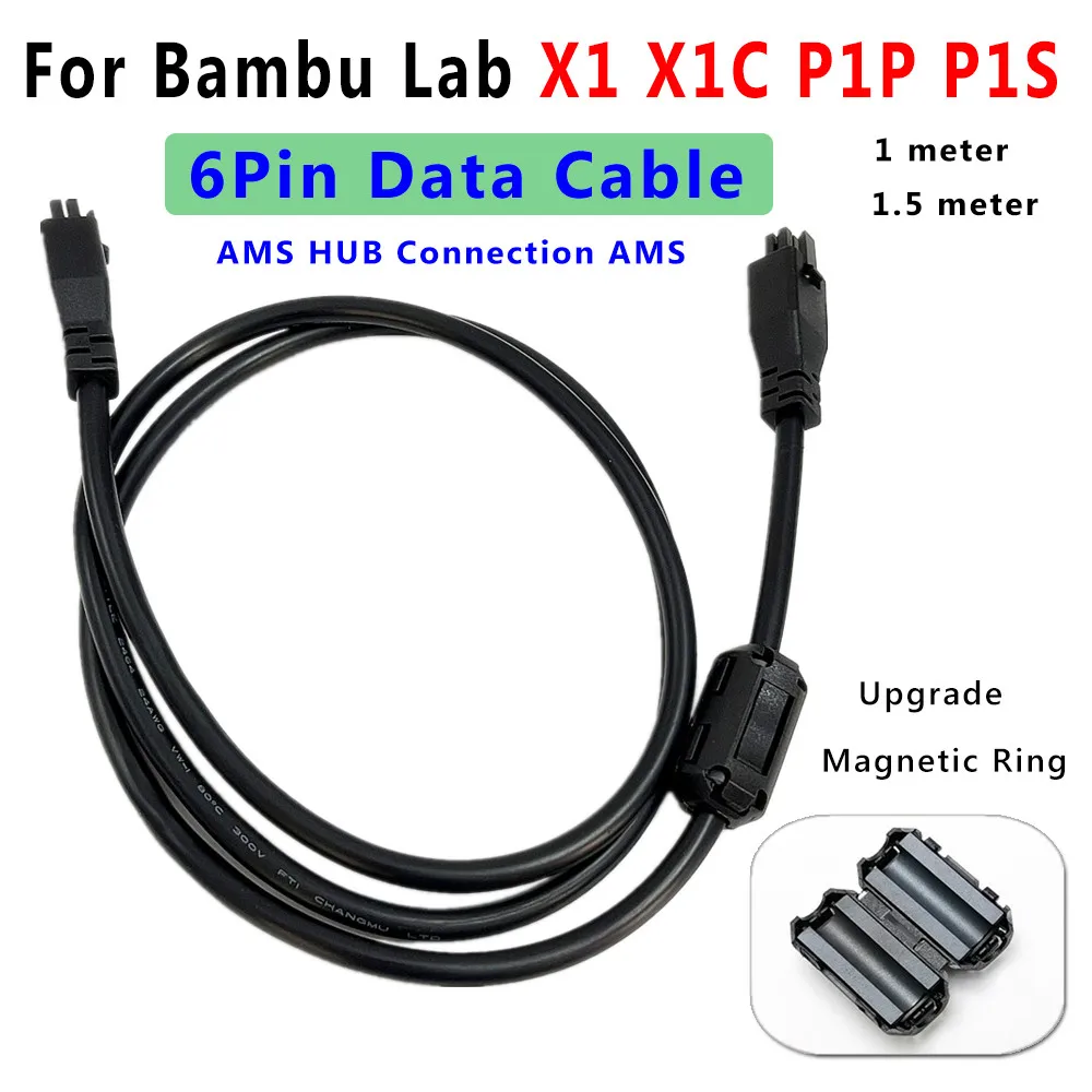 �y�Z�[�����zBambu Lab X1/P1�V���[�Y�pAMS Lite 6�s���f�[�^�P�[�u��HUB�ڑ� AMS 1.5/2���[�g�� Bambu Lab X1/P1�V���[�Y�A�b�v�O���[�h�p�[�c