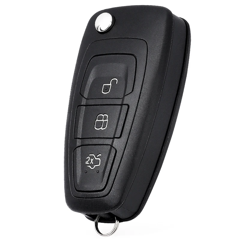 KEYECU 5WK49986 434MHz 4D63 Chip Replacement Remote Key Fob 3 Button for Ford C-Max S-Max Focus MK3 Grand Mondeo 2010-2018