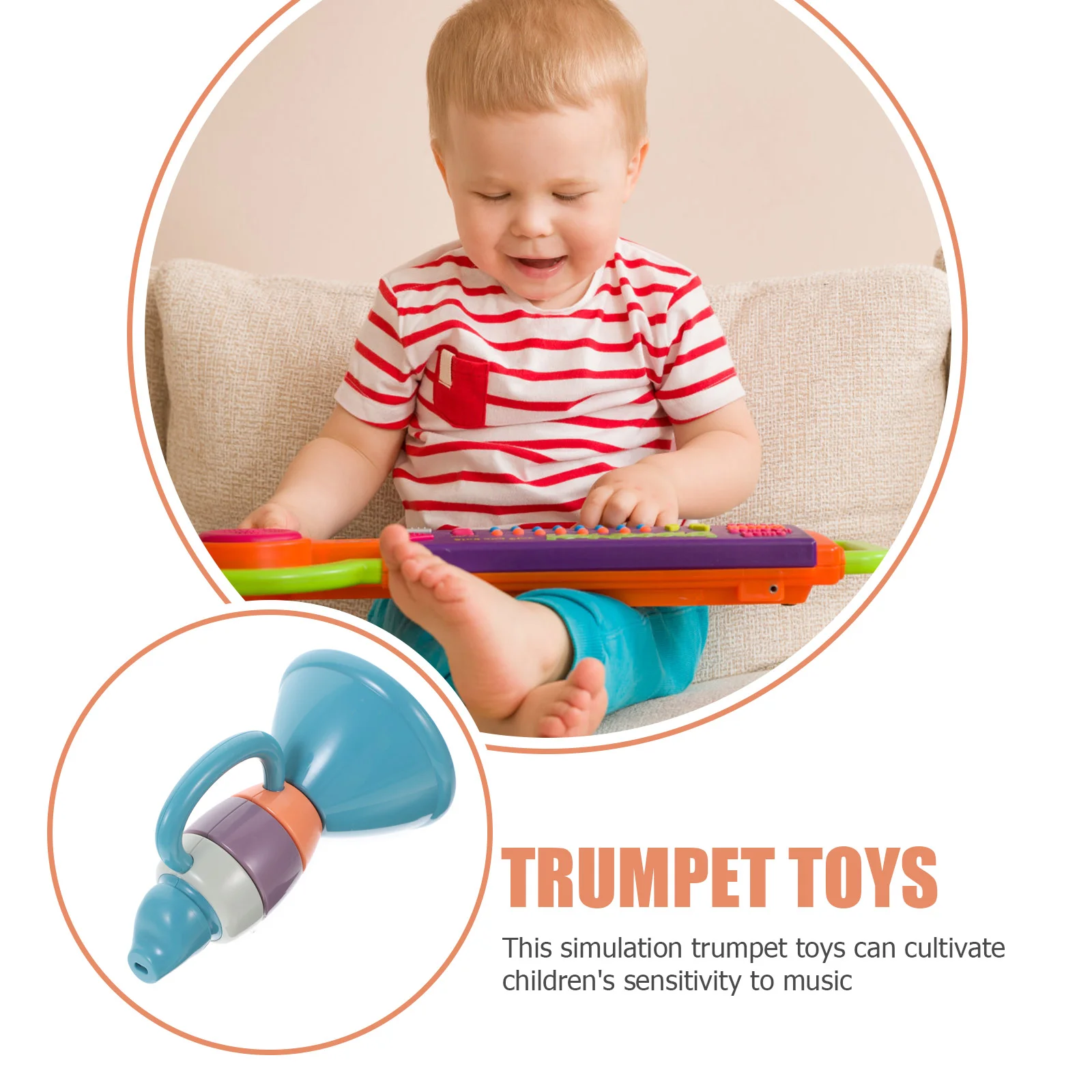 Toy Small Speakers Children’s Toys Interesting Mini Trumpet Household Musical Instruments