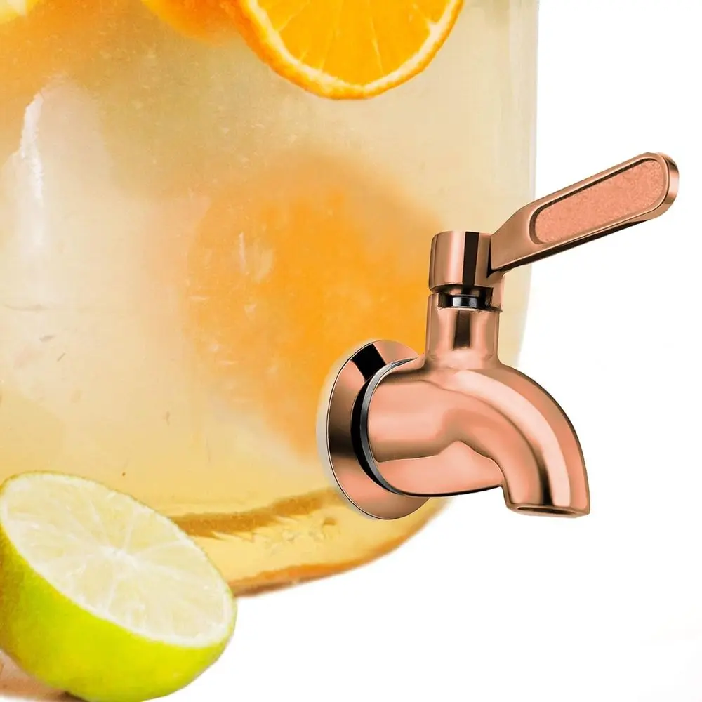 Stainless Steel Beverage Dispenser Spigot, BPA-Free, Easy 10-Minute Install, Durable and Stylish Alternative to Plastic Taps