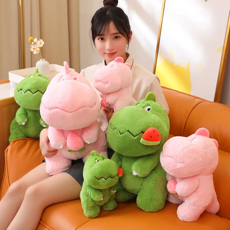 

Creative Cute Dinosaur Plush Toy Cartoon Stuffed Animals Dino Plushies Doll Anime Soft Kids Toys for Boys Girls Gifts Home Decor