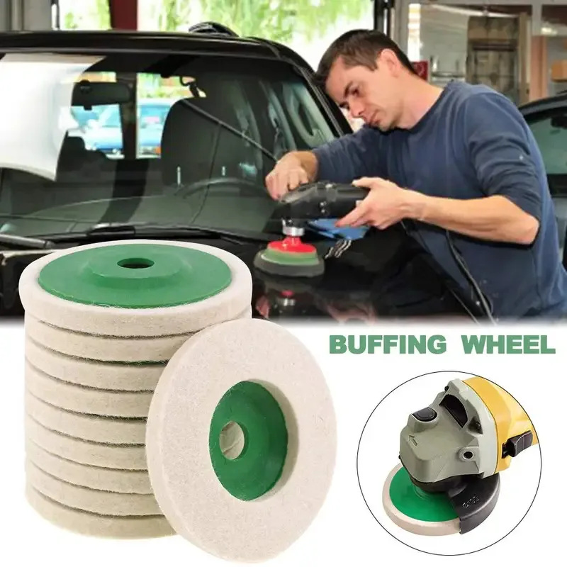 

SIFANG Wool Polishing Wheel Buffing Pads Angle Grinder Wheel Felt Polishing Pad Disc Accessories For Metal Marble Glass Ceramics