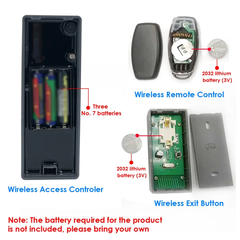 

Waterproof Door Lock Remote Control Access Control 125Khz ID /IC Card RFID Access Control Wireless Keypad Control Reader