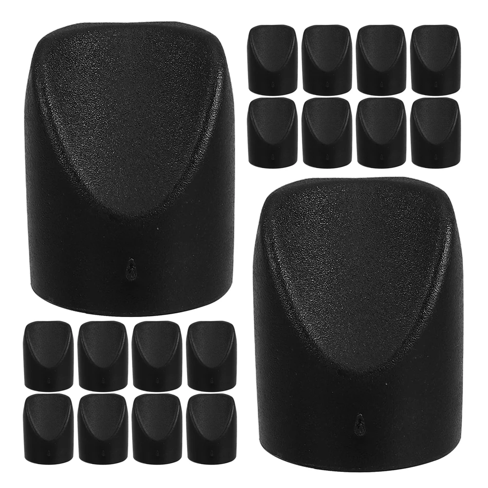 

48pcs Folding Chair Leg Caps 7/8 Inch Id Black Nylon Replacement Stability Plugs For Metal Padded Chairs Chair Leg Stabilizers
