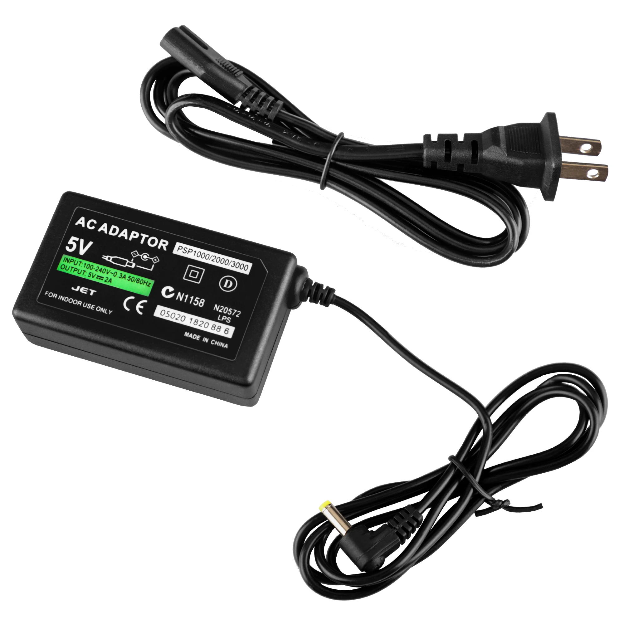 PSP Charger,AC Adapter Wall Charger Compatible With Sony PSP-110 PSP-1001 PSP 1000 / PSP Slim & Lite 2000 / PSP 3000 Replacement