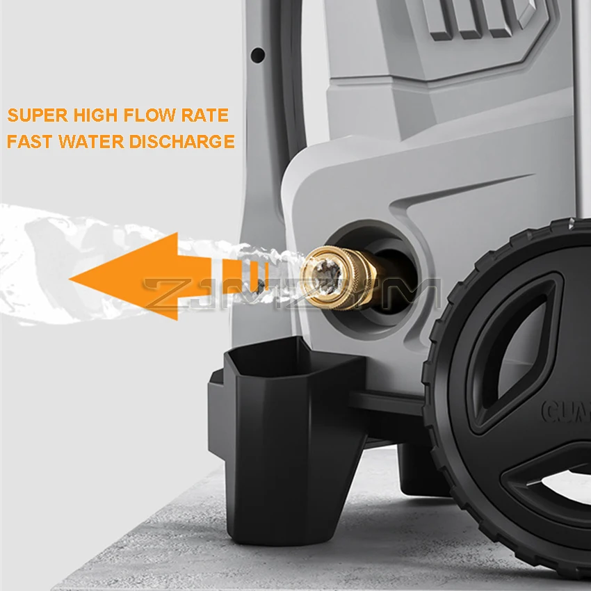 High Pressure Washer 220V Car Wash High Pressure Sprayer Cleaner Water Pump Form Lance Generator Car Cleaning Tool Shower