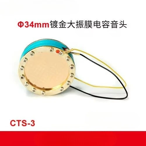 Microphone Head Condenser Microphone Head Full Gold Plated CTS-3