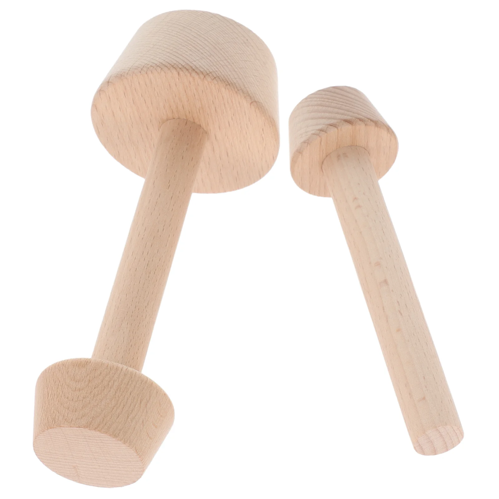 

2 Pcs Egg Tart Base Mold Tamper for Mini Muffin Pan Molds Baking Shaper Cake Wood Tool Mould