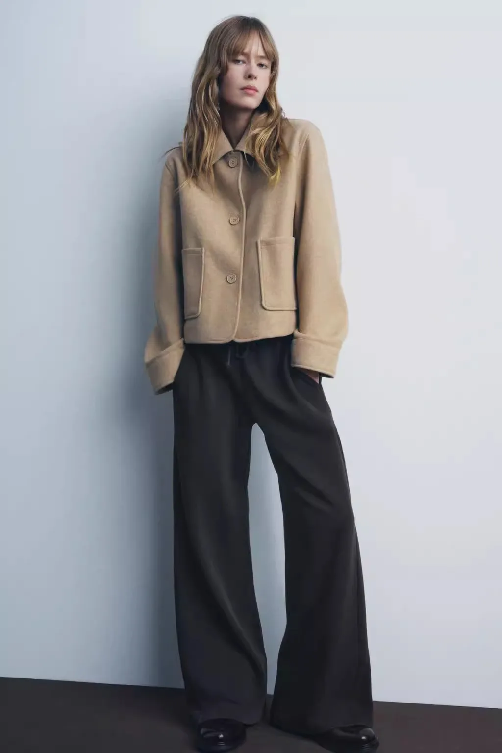 

Новая модная женская одежда в стиле интернет-знаменитостей в Instagram, нишевая куртка с карманами для поездок на работу