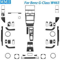 For Benz G-Class W463 G500 G55 2004-2012 Accessories Carbon Fiber Center Console Gear Shift Air Vnet Cover Car Interior Sticker