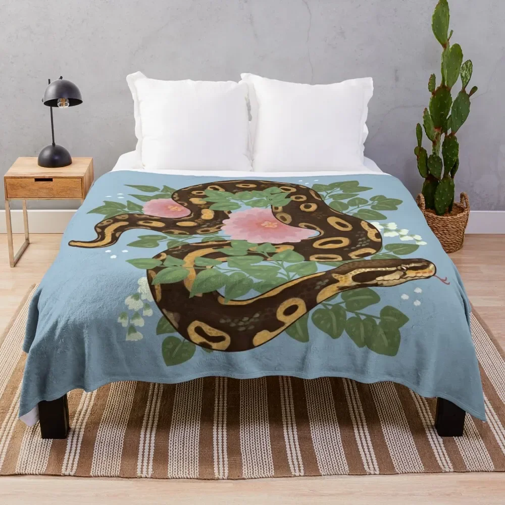 Kit the Ball Python Throw Blanket anime Weighted Blankets