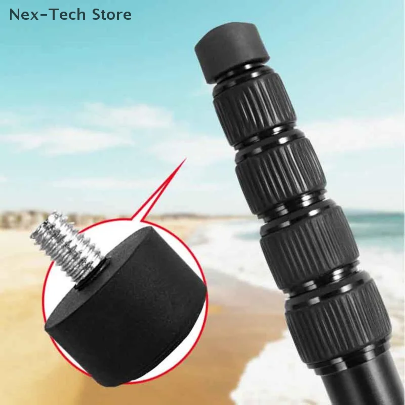1Pc Rubber Anti-slip Foot Pad Feet Spike 3/8 Inch 1/4 Inch M8 Photography Accessories Universal For Tripod Monopod
