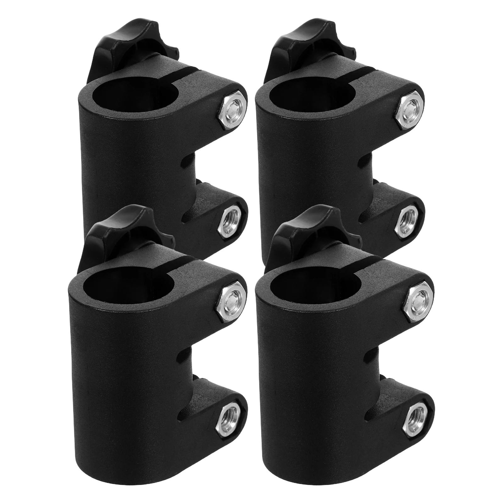 

4pcs Light Stand Extender Adapter Clamp Locking Knob 25-22Mm Adjustable Height For Camera Monitor Ring Light Reflector Holder