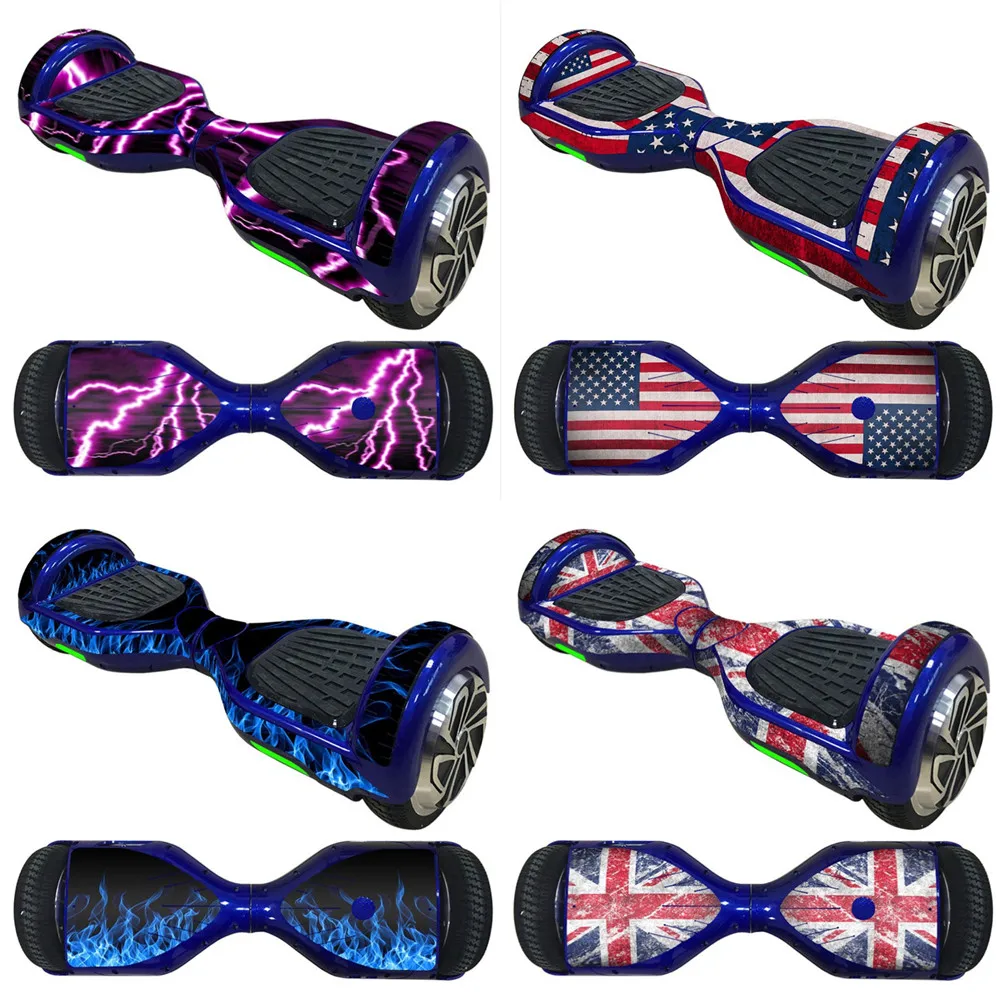 6.5inch Self-Balancing Electric Scooters Skin Hover Board Sticker Self Balance Protective PVC Skin Decal Cover