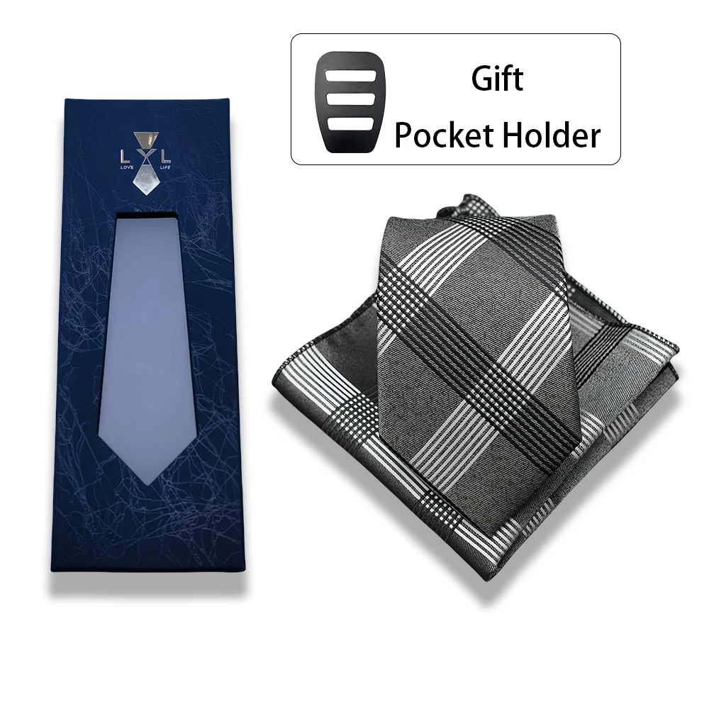Neue Grün Gold Gestreiften männer Krawatten Business Hochzeit Party Krawatte Einstecktuch Set Männer Geschenk Gravatas