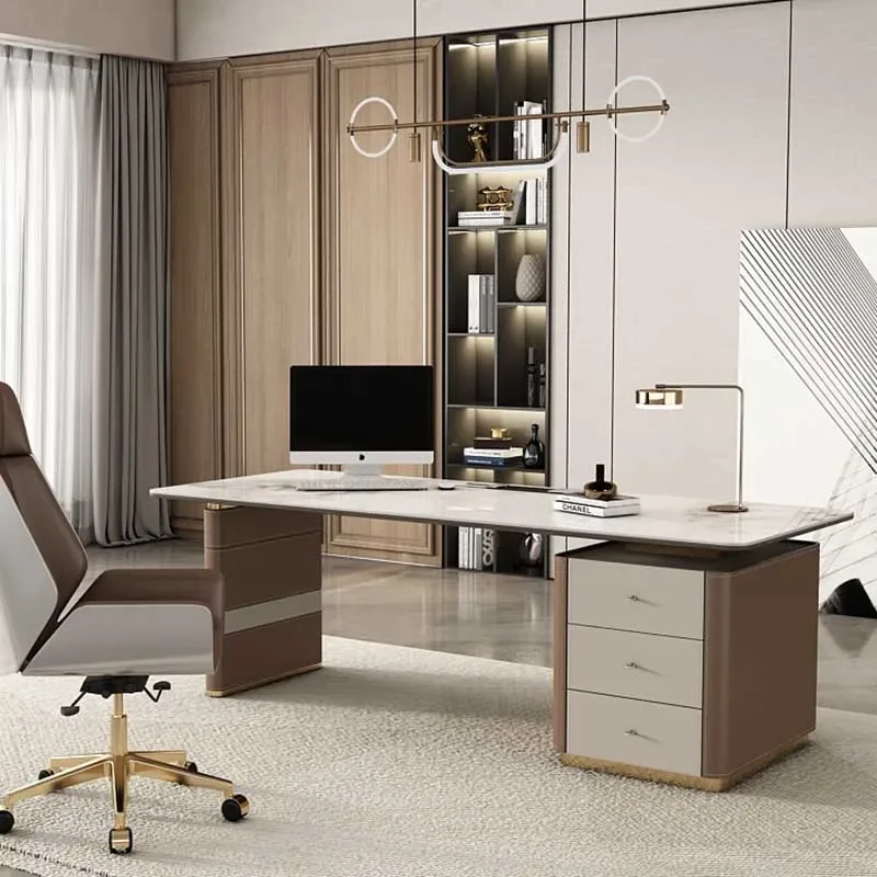 Household Drawer Office Desk Computer Bedroom Modern Storage Laptop Office Desk Coffee Executive Mesa Ordenador Furniture