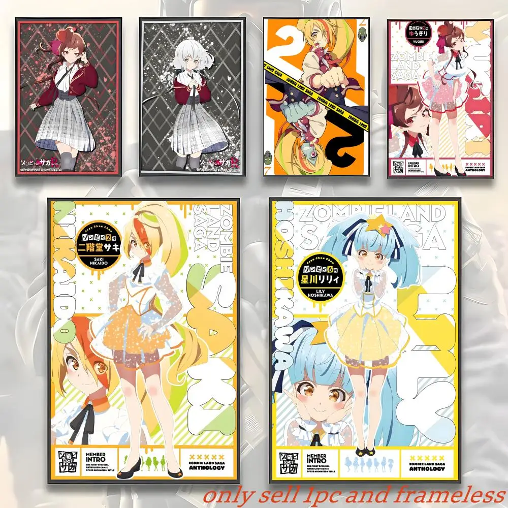 Cartoon And Animation Zombieland Saga-A Poster Gift with prints Home bedroom living room decoration promotion and display