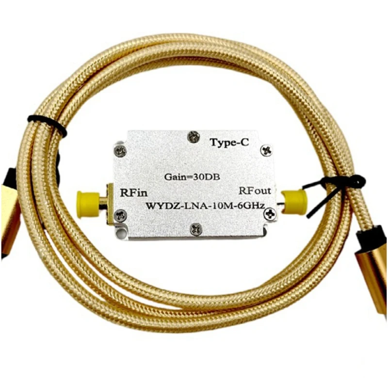 10M-6Ghz High Flatness Amplifier Low Noise Amplifier Gain 30DB RF Signal Driving Receiver Front End Spare Parts