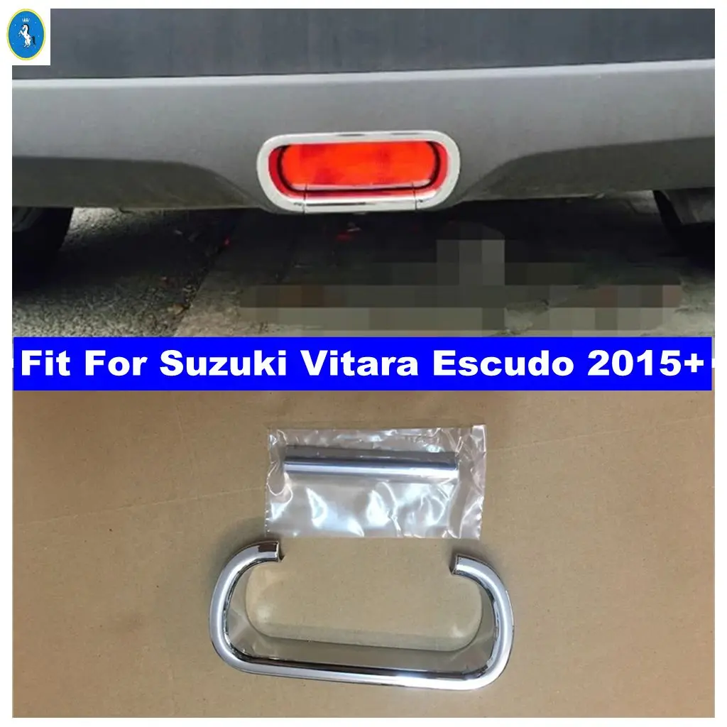 Car Rear Behind Brake Lamp Lights Decoration Cover Trim For Suzuki Vitara Escudo 2015 2016 2017 2018 2019 ABS Shiny Accessories