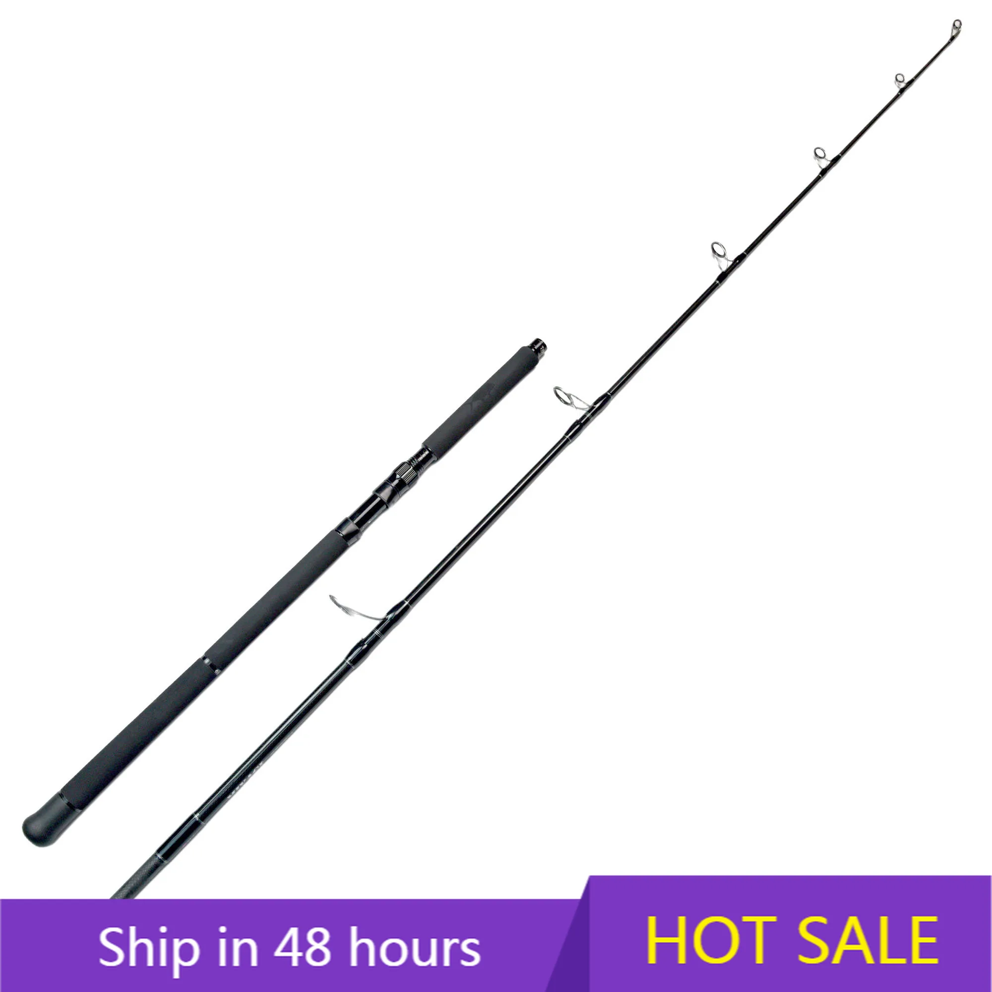 

YTYIN YJTY132 Popping Rod Freshwater Saltwater Fish 8'2'' Light Popping Rod 35kg Power Soft Hardness Rubber Handle Ocean Boat Fi