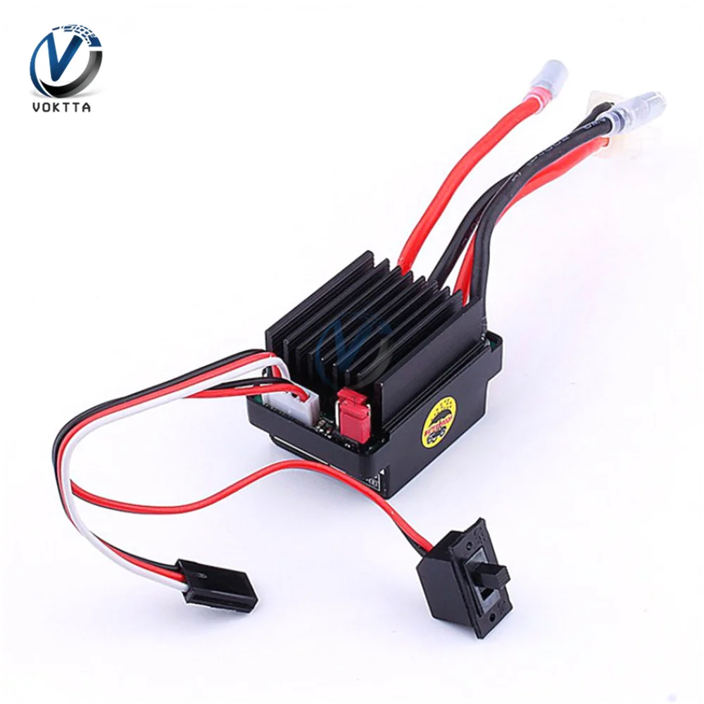 320A High-voltage Version ESC Two-way Waterproof Brushed ESC Electronic Governor with Brake for Remote Control Boat Model Car