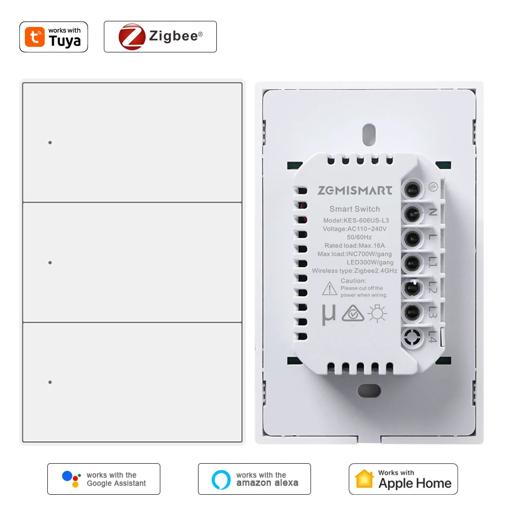 Zigbee Smart Switch with Push Button Control